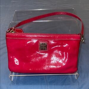Dooney & Bourke Shiny Red Wristlet